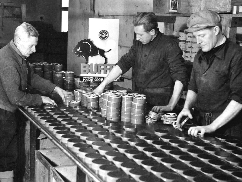 Sepp und Bruno Fessler mit Martin Zech, 1951 | Willy Faigle GmbH | © 2018